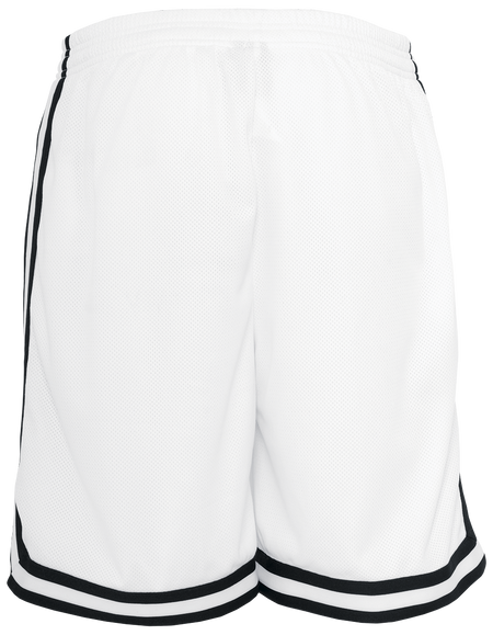 Short  de Urban Classics - Short Stripes Mesh - S à 3XL - pour Homme - blanc/noir - Urban Classics - View 2