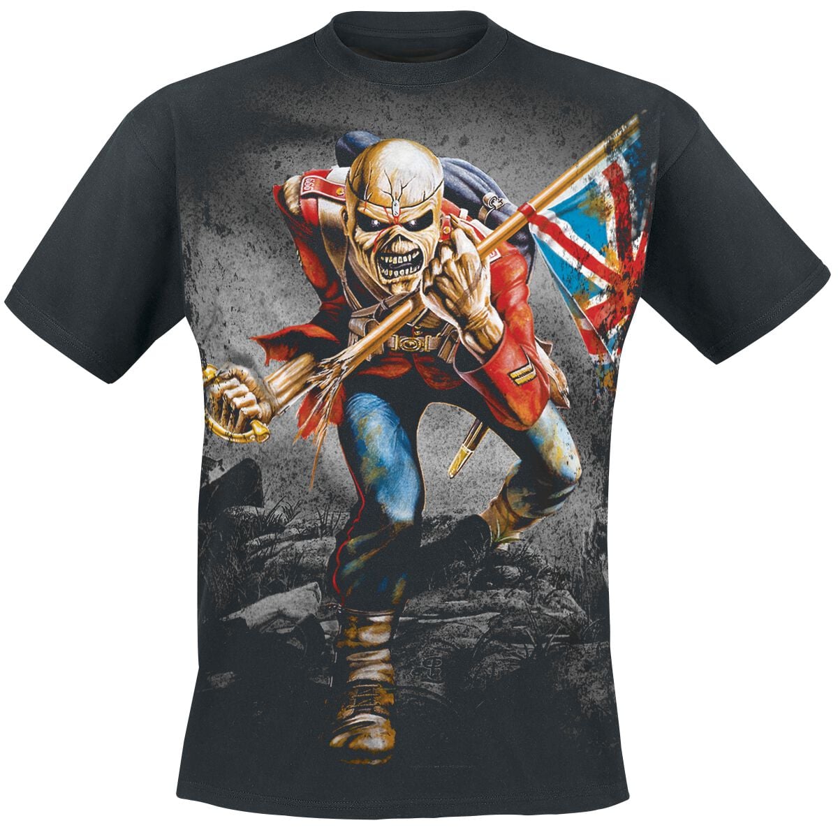 T-Shirt Manches courtes  de Iron Maiden - TheTrooper - M à 5XL - pour Homme - noir - Iron Maiden