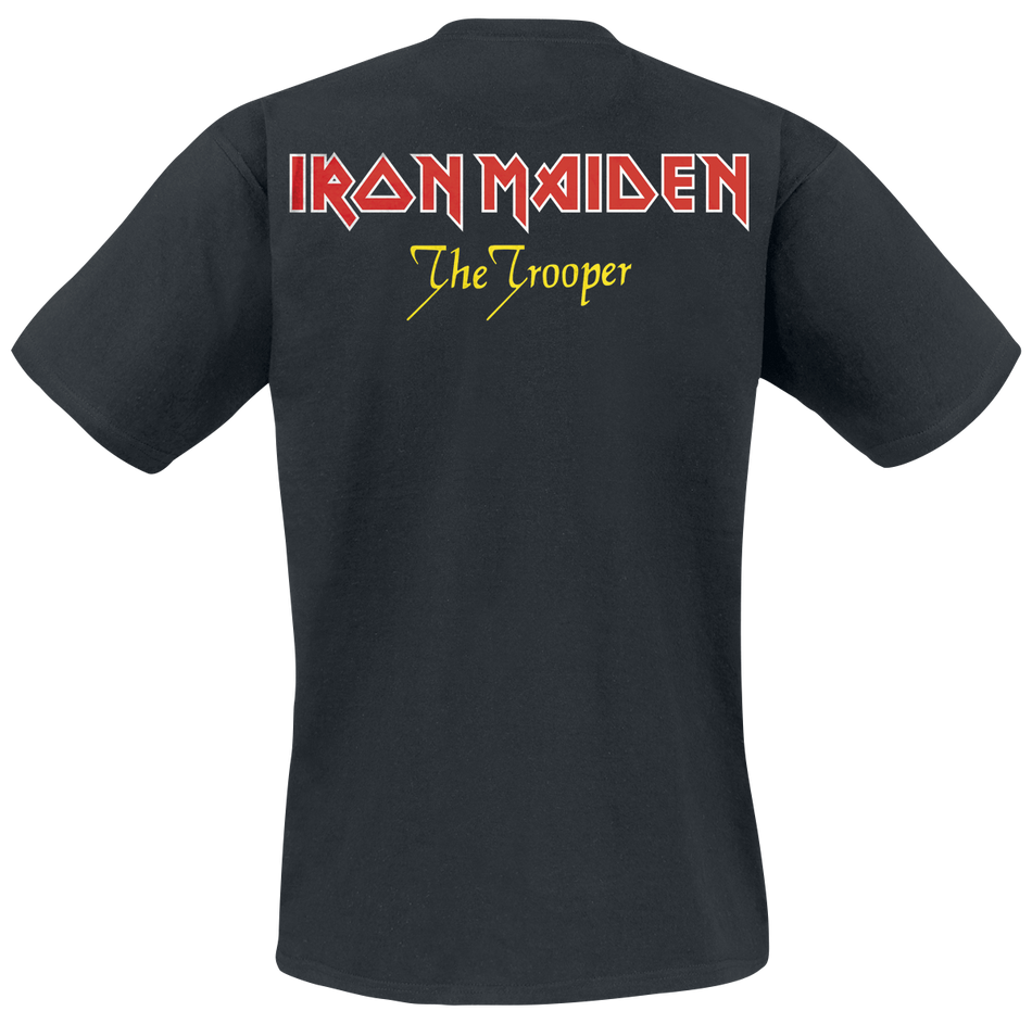 T-Shirt Manches courtes  de Iron Maiden - TheTrooper - M à 5XL - pour Unisexe - noir - Iron Maiden - View 2