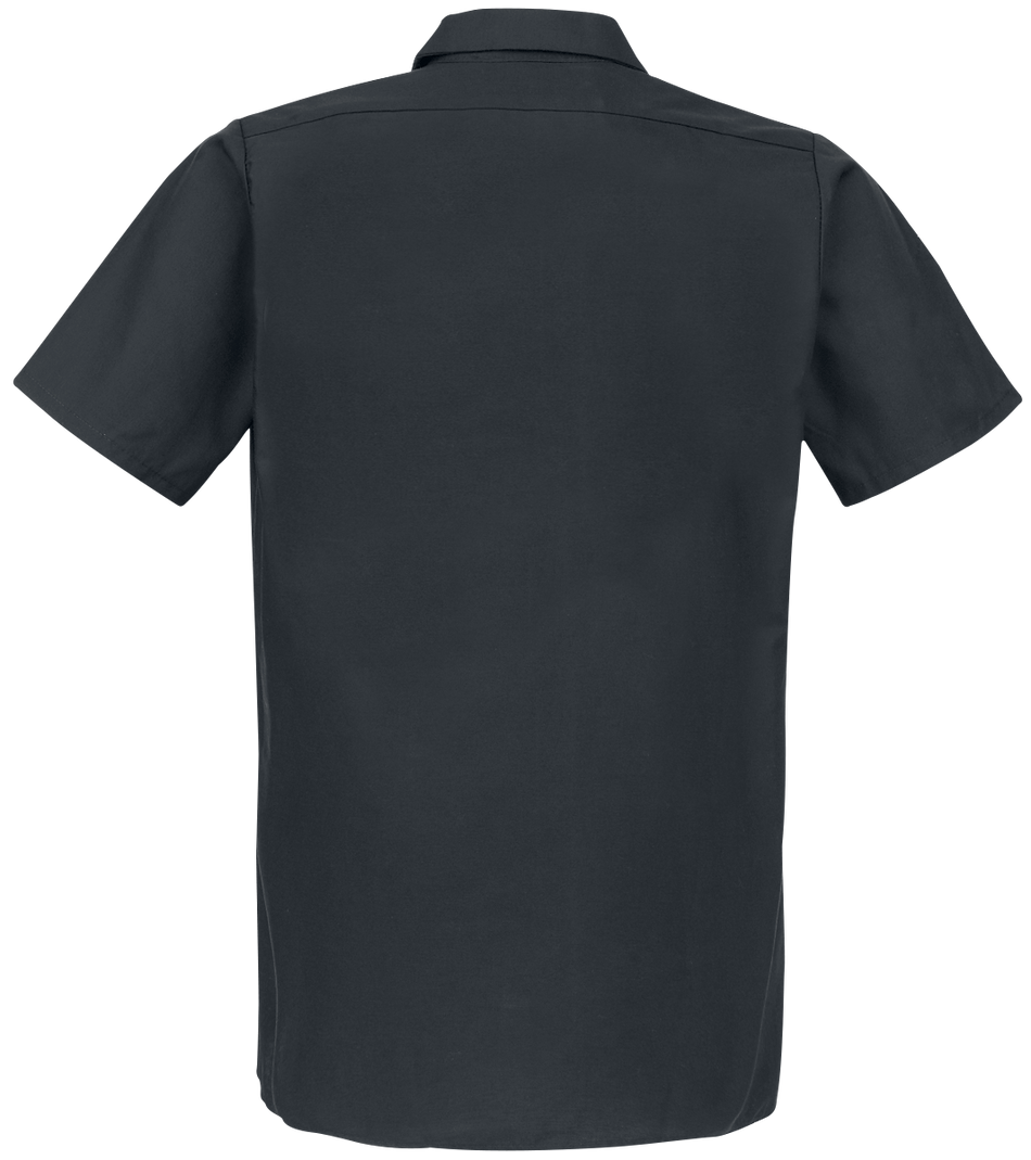 Chemise manches courtes Rockabilly de Dickies - Chemise À Manches Courtes Work - S à 3XL - pour Homme - noir - Dickies - View 2