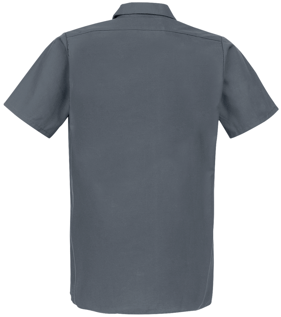 Chemise manches courtes Rockabilly de Dickies - Chemise À Manches Courtes Work - M à XXL - pour Homme - anthracite - Dickies - View 2