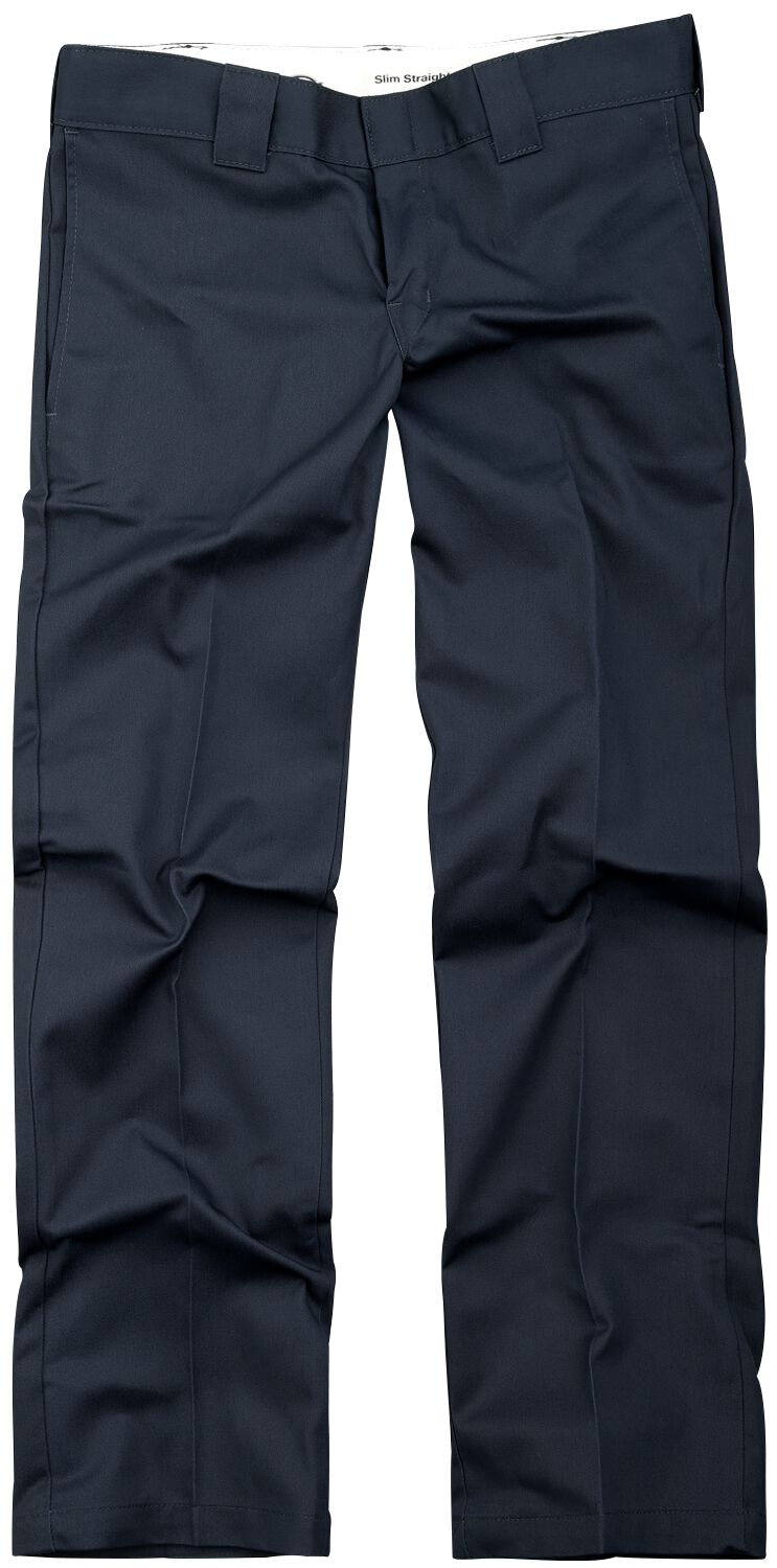 Chino Rockabilly de Dickies - Pantalon Slim Straight Work - W29L30 - pour Homme - marine - Dickies