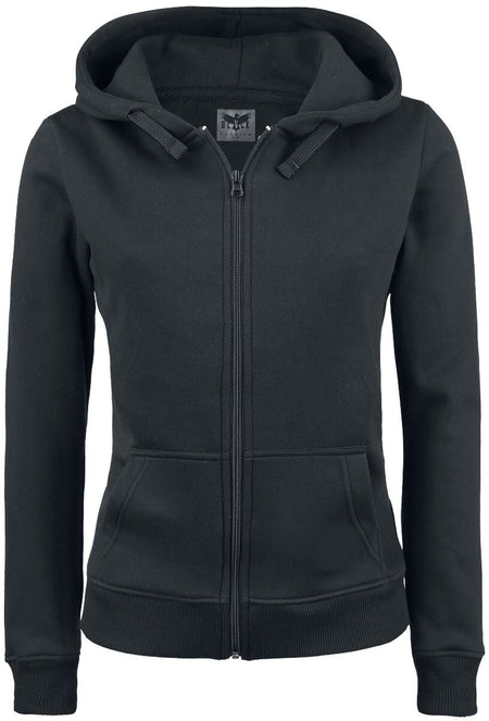 Sweat-shirt zippé à capuche  de Black Premium by EMP - Freaking Out Loud - S à 3XL - pour Femme - noir - Black Premium by EMP