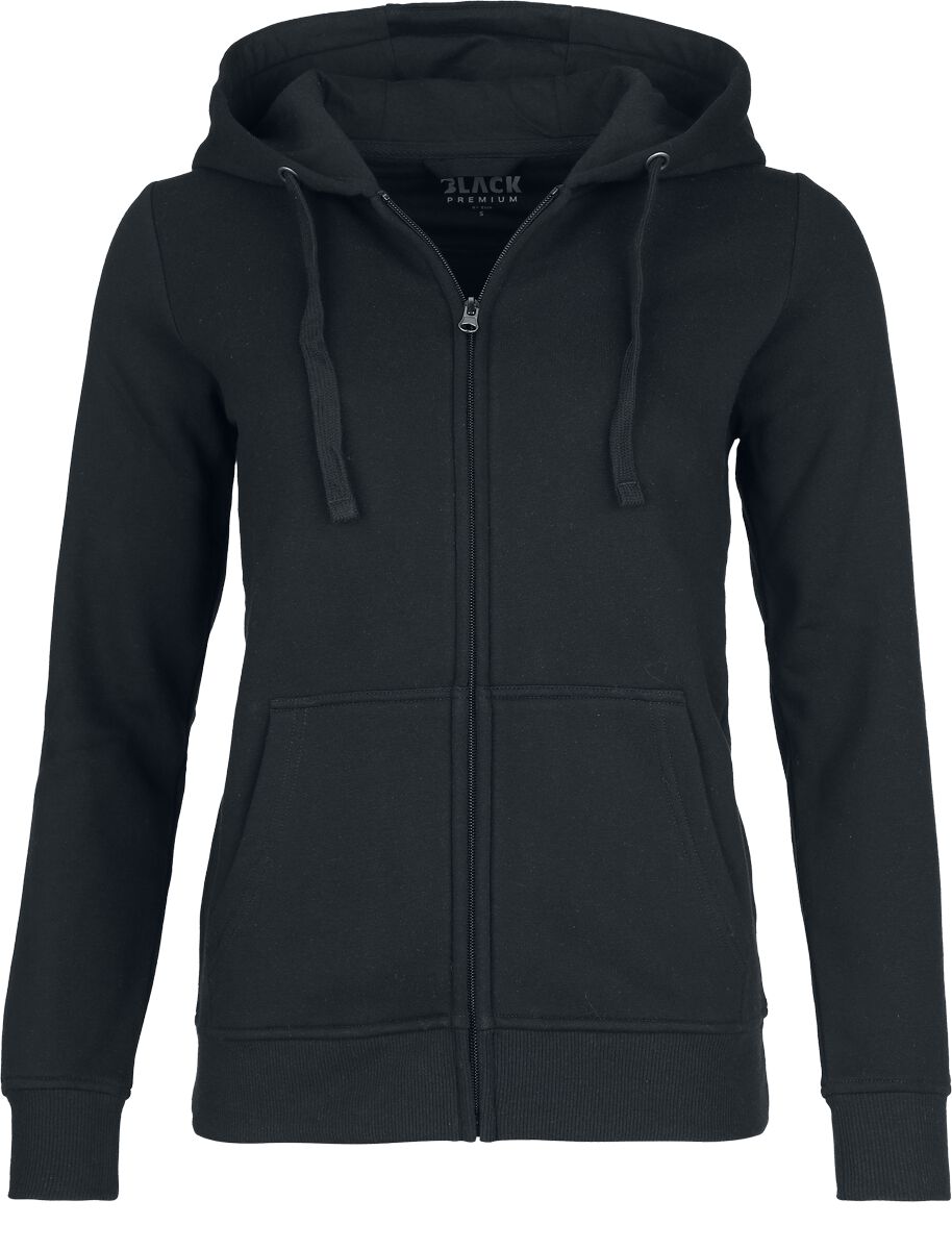 Sweat-shirt zippé à capuche  de Black Premium by EMP - Freaking Out Loud - S à 5XL - pour Femme - noir - Black Premium by EMP