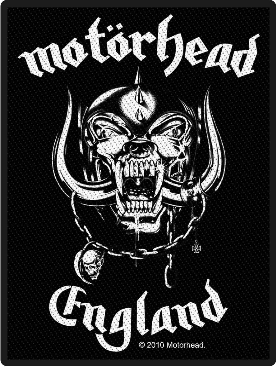 Patch  de Motörhead - England - pour Indifférent - noir/blanc - Motörhead