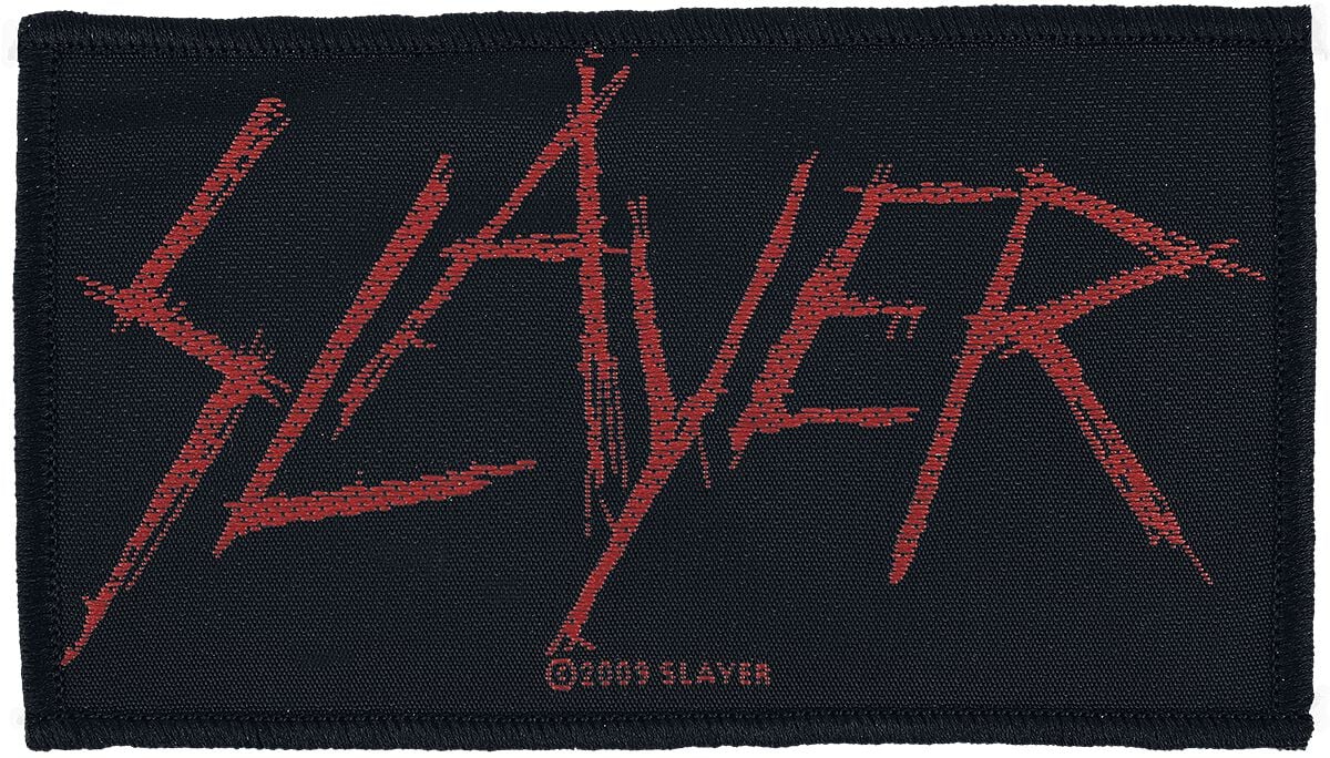 Patch  de Slayer - Slayer Logo - pour Unisexe - noir/rouge - Slayer