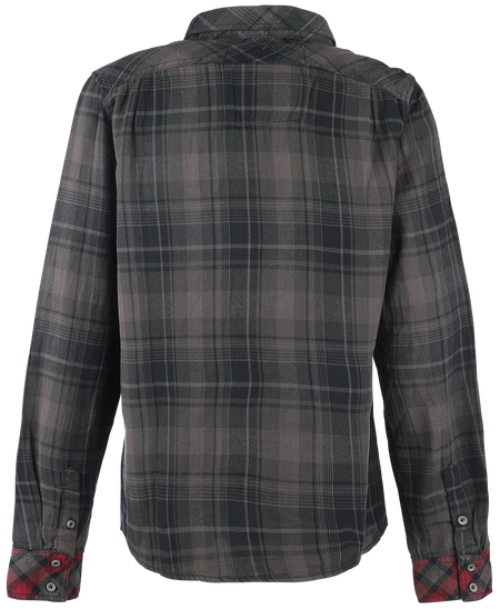 Chemise manches longues  de Brandit - Duncan - S à XXL - pour Homme - marron/noir - Brandit - View 2