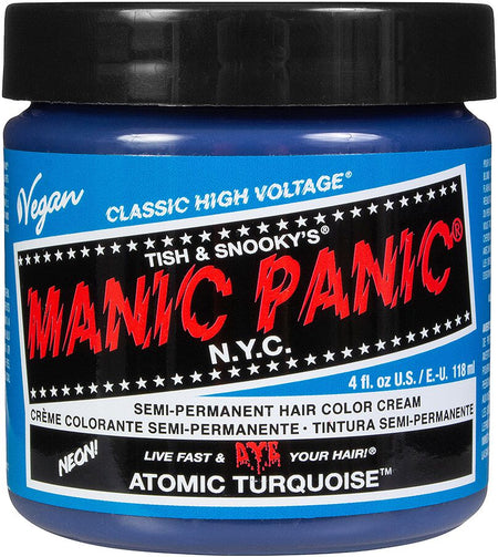 Teinture pour cheveux Fun de Manic Panic - Atomic Turquoise - Classic - pour Unisexe - turquoise - Manic Panic