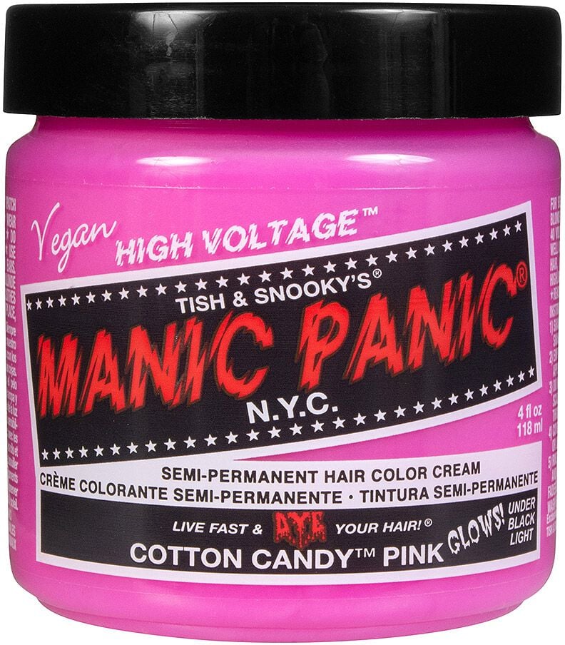 Teinture pour cheveux Fun de Manic Panic - Cotton Candy Pink - Classic - pour Unisexe - rose - Manic Panic