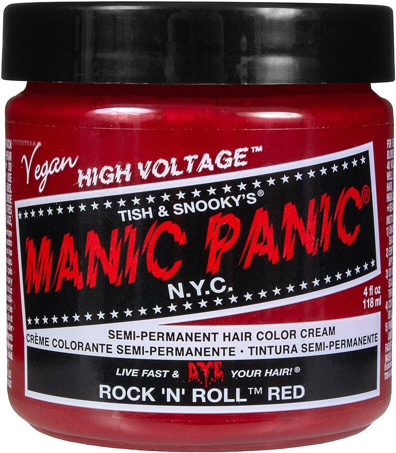 Teinture pour cheveux Fun de Manic Panic - Rock n´Roll Red - Classic - pour Unisexe - rouge - Manic Panic