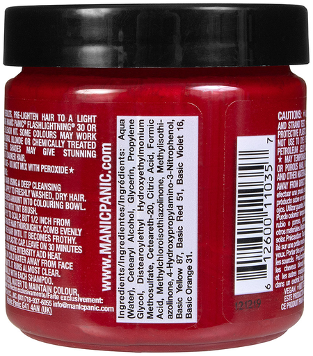Teinture pour cheveux Fun de Manic Panic - Rock n´Roll Red - Classic - pour Unisexe - rouge - Manic Panic - View 2