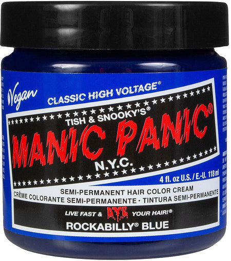 Teinture pour cheveux Fun de Manic Panic - Rockabilly Blue - Classic - pour Unisexe - bleu - Manic Panic