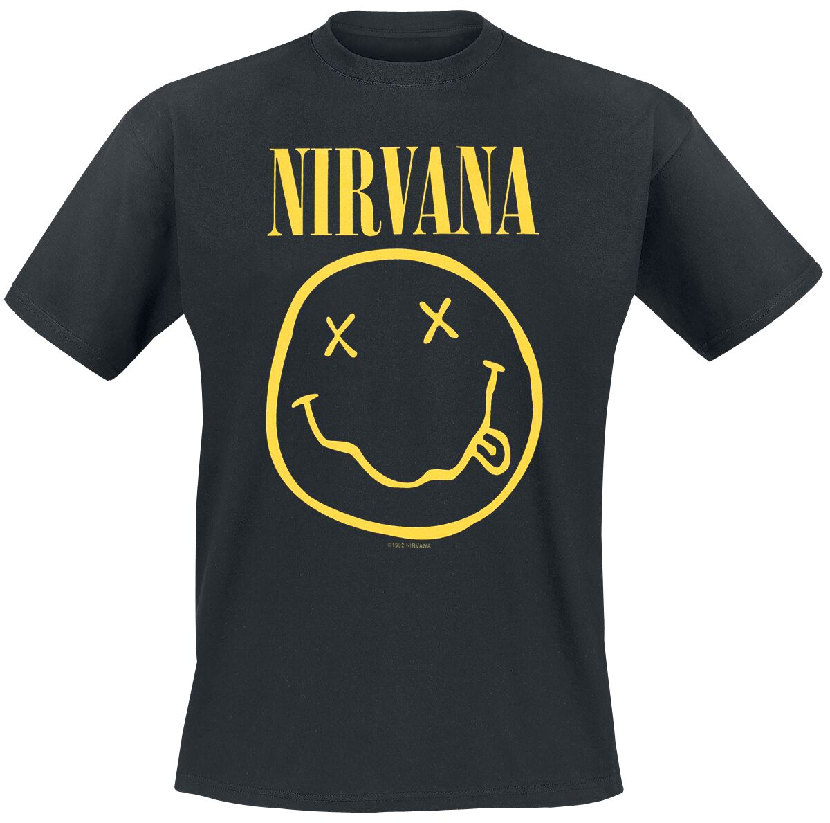 T-Shirt Manches courtes  de Nirvana - Logo - S à 5XL - pour Homme - noir - Nirvana
