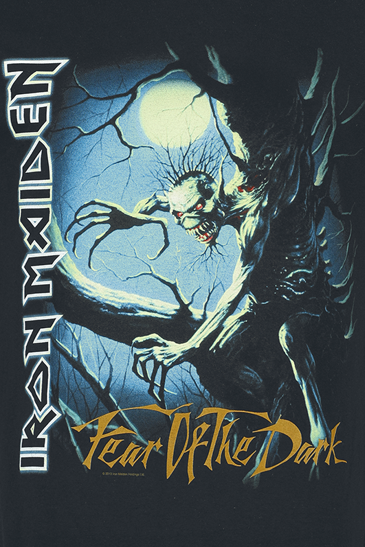 T-Shirt Manches courtes  de Iron Maiden - Fear Of The Dark - S à 5XL - pour Unisexe - noir - Iron Maiden - View 2