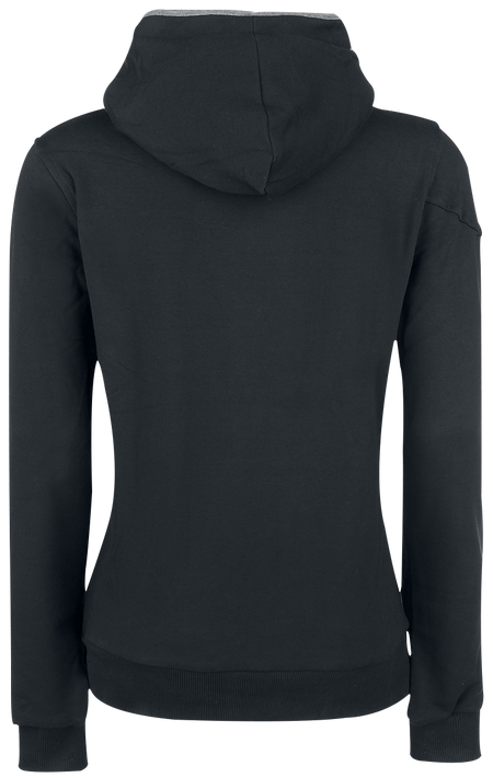 Sweat-shirt à capuche  de Black Premium by EMP - Teddy Hoodie - S à L - pour Femme - noir - Black Premium by EMP - View 2
