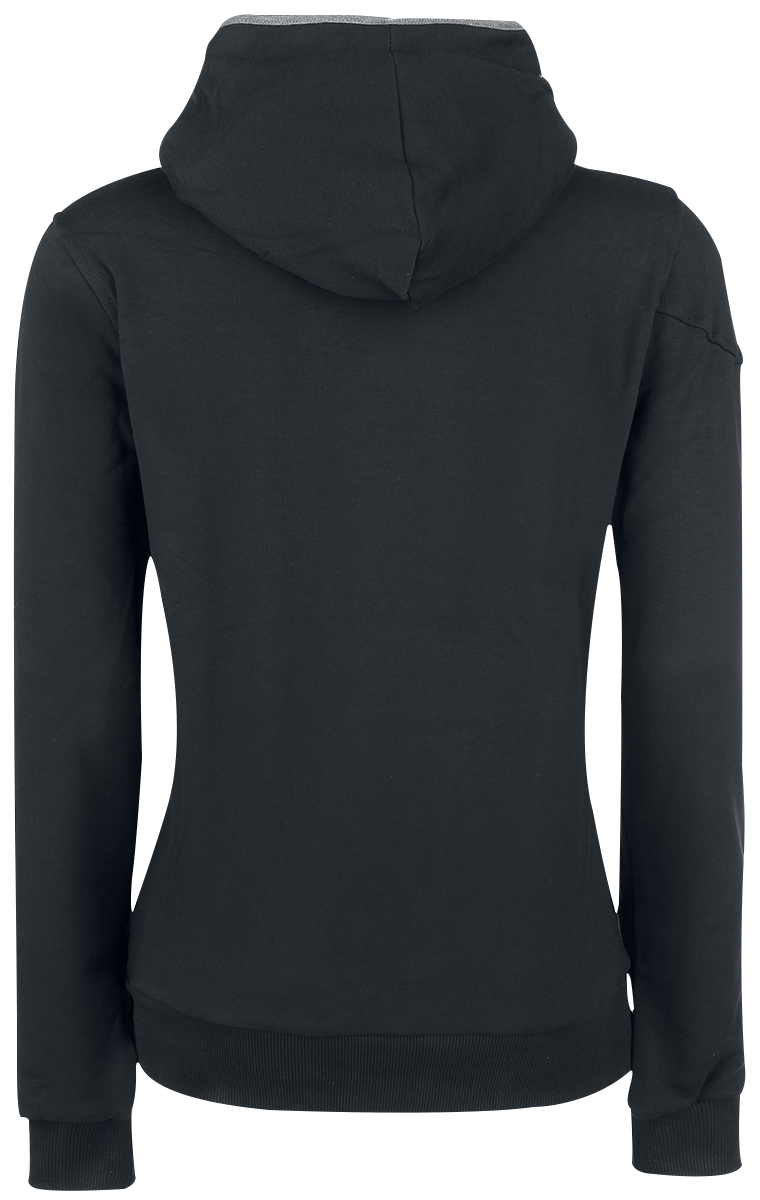 Sweat-shirt à capuche  de Black Premium by EMP - Teddy Hoodie - S à L - pour Femme - noir - Black Premium by EMP - View 2
