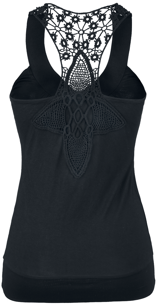 Top  de RED by EMP - Dos Nageur Avec Dentelle - XS à XXL - pour Femme - noir - RED by EMP - View 2