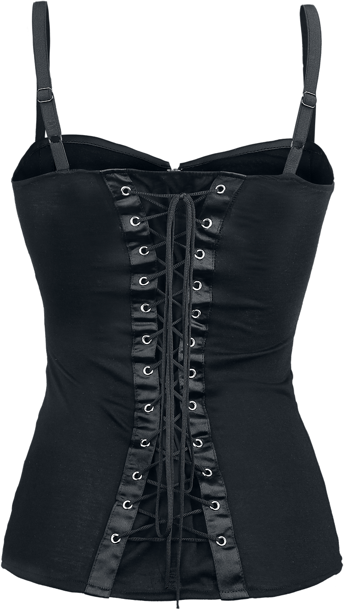 Top Gothic de Burleska - Biker - S à XL - pour Femme - noir - Burleska - View 2