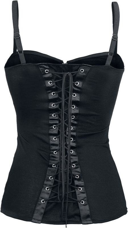 Top Gothic de Burleska - Biker - S à XL - pour Femme - noir - Burleska - View 2