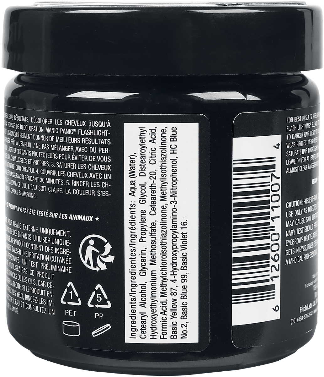 Teinture pour cheveux Gothic de Manic Panic - Raven Black - Classique - pour Unisexe - noir - Manic Panic - View 2