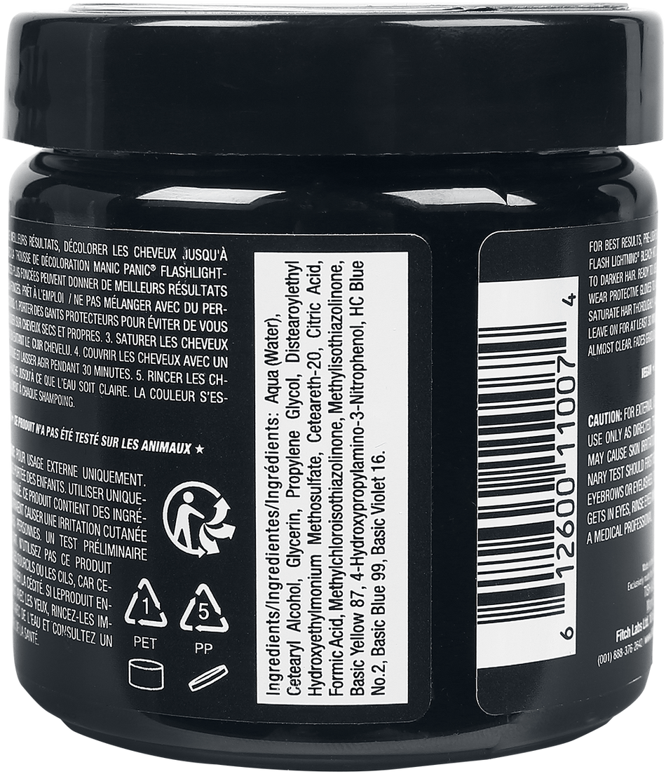 Teinture pour cheveux Gothic de Manic Panic - Raven Black - Classique - pour Unisexe - noir - Manic Panic - View 2