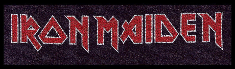 Patch  de Iron Maiden - Iron Maiden Logo - pour Unisexe - noir/rouge/blanc - Iron Maiden