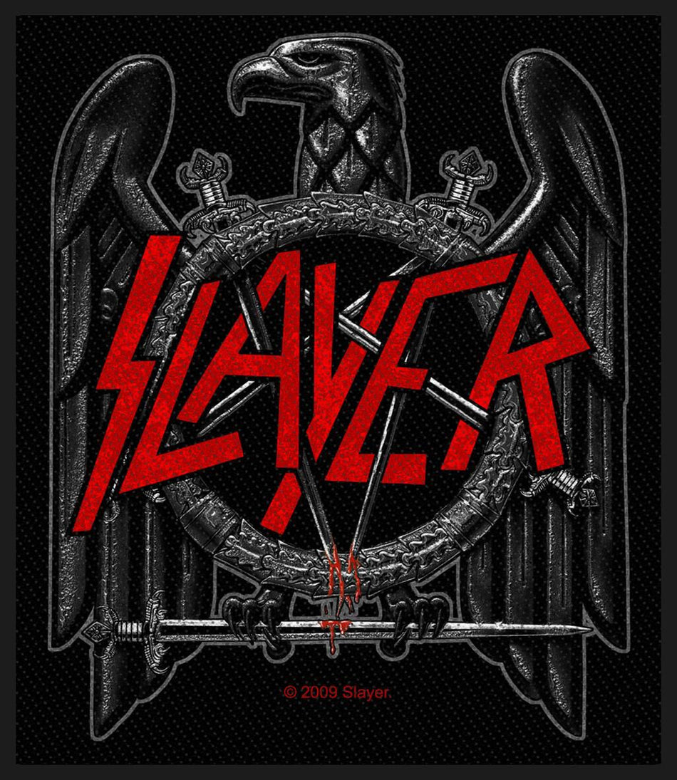 Patch  de Slayer - Black Eagle - pour Unisexe - noir/gris/rouge - Slayer