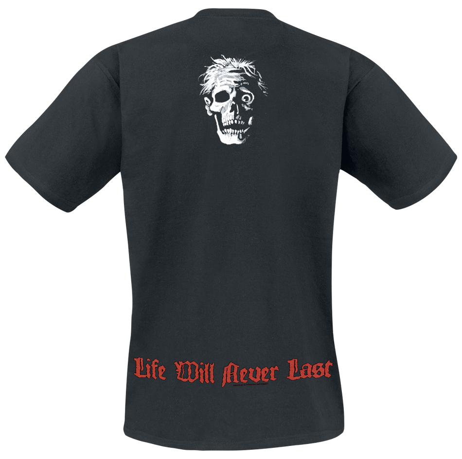 T-Shirt Manches courtes  de Death - Life Will Never Last - S à 5XL - pour Homme - noir - Death - View 2