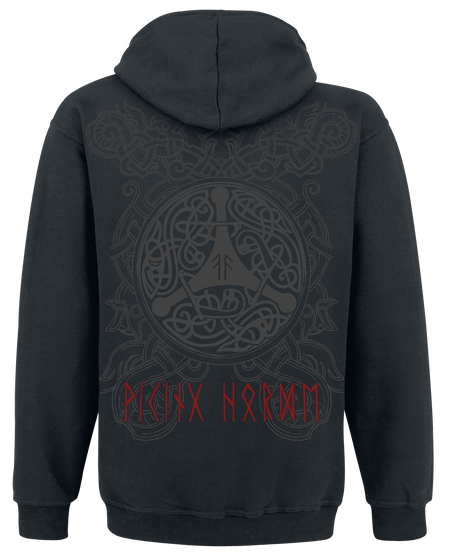 Sweat-shirt zippé à capuche  de Amon Amarth - Viking Horde - M à XXL - pour Homme - noir - Amon Amarth - View 2