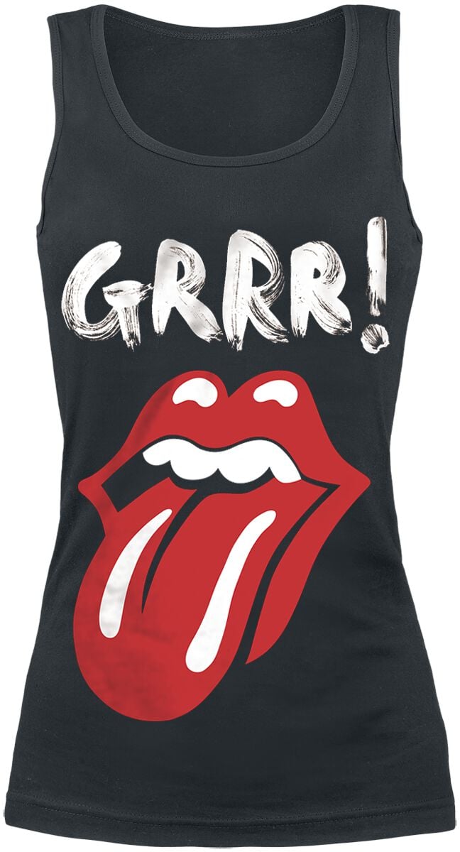 Top  de The Rolling Stones - Grrr! - S à XXL - pour Femme - noir - The Rolling Stones