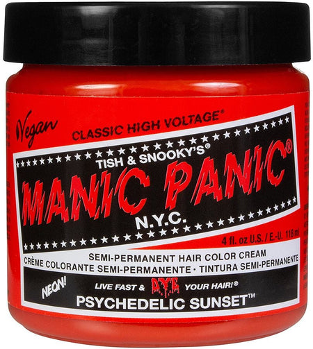 Teinture pour cheveux Fun de Manic Panic - Psychedelic Sunset - Classic - pour Unisexe - orange - Manic Panic