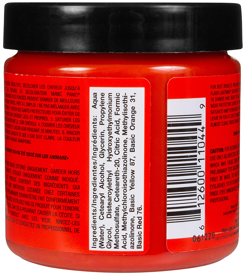 Teinture pour cheveux Fun de Manic Panic - Psychedelic Sunset - Classic - pour Unisexe - orange - Manic Panic - View 2