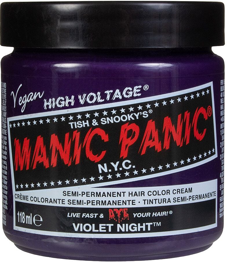 Teinture pour cheveux Fun de Manic Panic - Violet Night - Classic - pour Unisexe - violet - Manic Panic