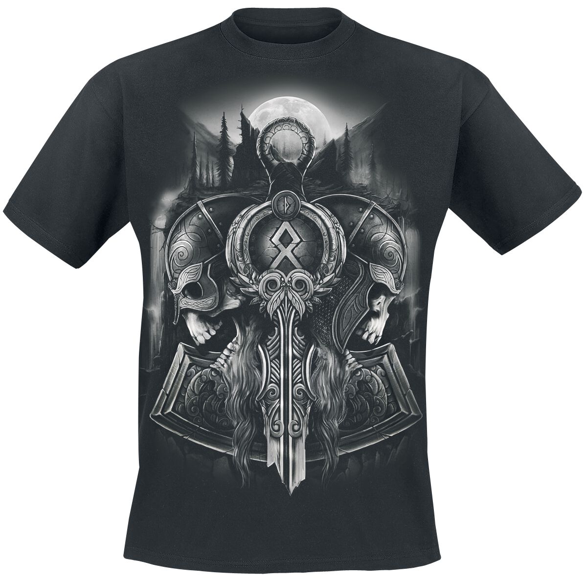 T-Shirt Manches courtes  de Toxic Angel - Guardian Of Midgard - S à 4XL - pour Homme - noir - Toxic Angel