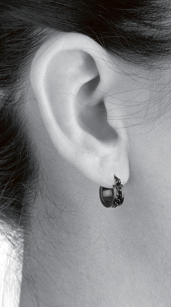 Boucles d'oreilles  de etNox hard and heavy - Maille D'Acier - pour Unisexe - noir - etNox hard and heavy - View 2