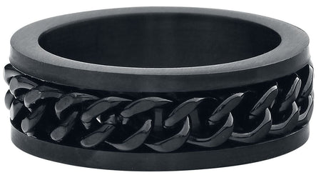 Bague  de etNox hard and heavy - Maille D'Acier - pour Unisexe - noir - etNox hard and heavy