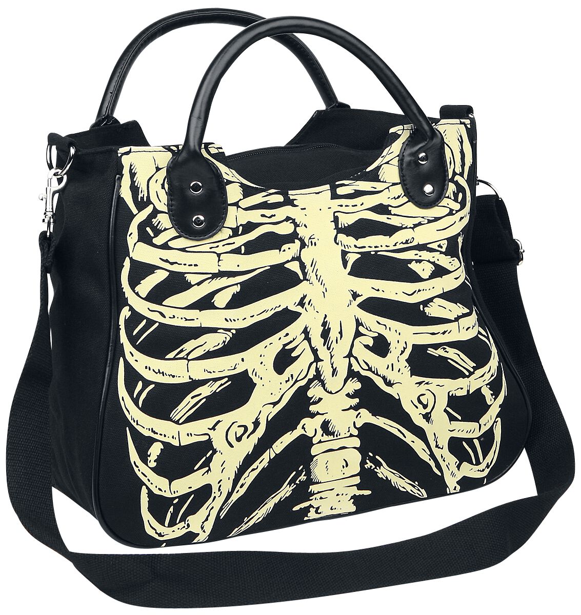 Sac à main Gothic de Banned Alternative - Skeleton - pour Femme - noir - Banned Alternative