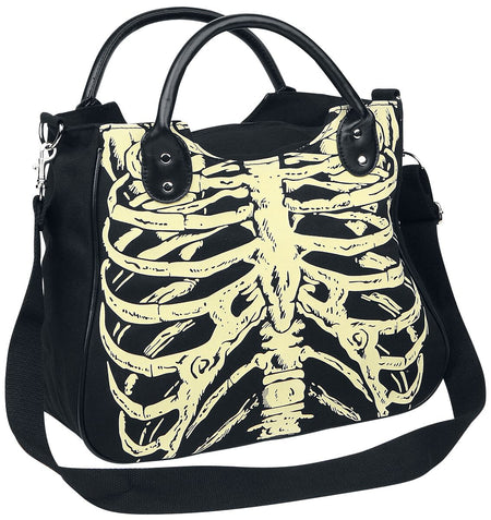 Sac à main Gothic de Banned Alternative - Skeleton - pour Femme - noir - Banned Alternative