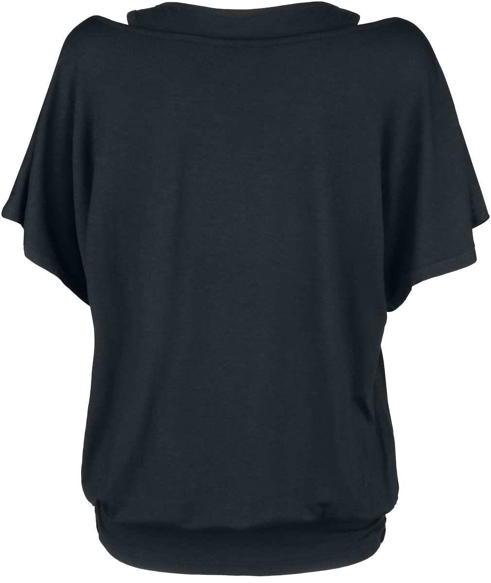 T-Shirt Manches courtes  de Rock Rebel by EMP - When The Heart Rules The Mind - S à 5XL - pour Femme - noir - Rock Rebel by EMP - View 2