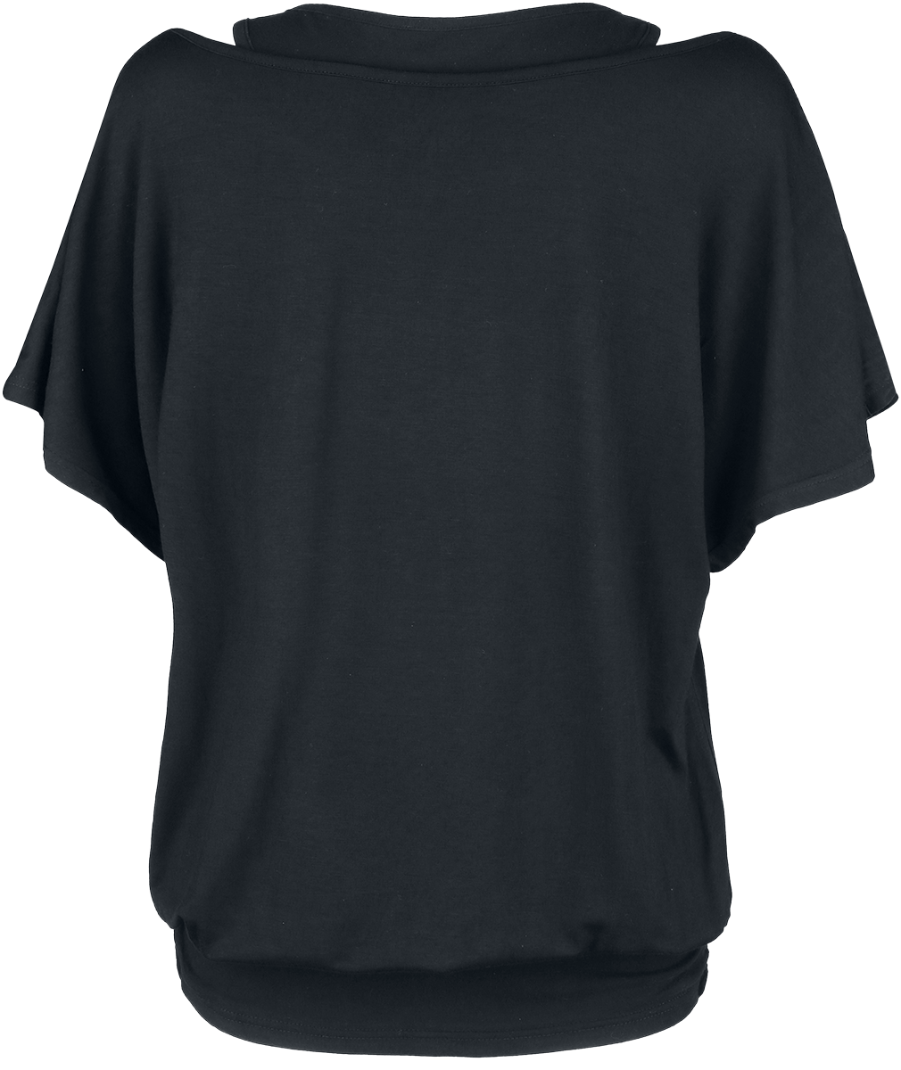 T-Shirt Manches courtes  de Rock Rebel by EMP - When The Heart Rules The Mind - S à 5XL - pour Femme - noir - Rock Rebel by EMP - View 2