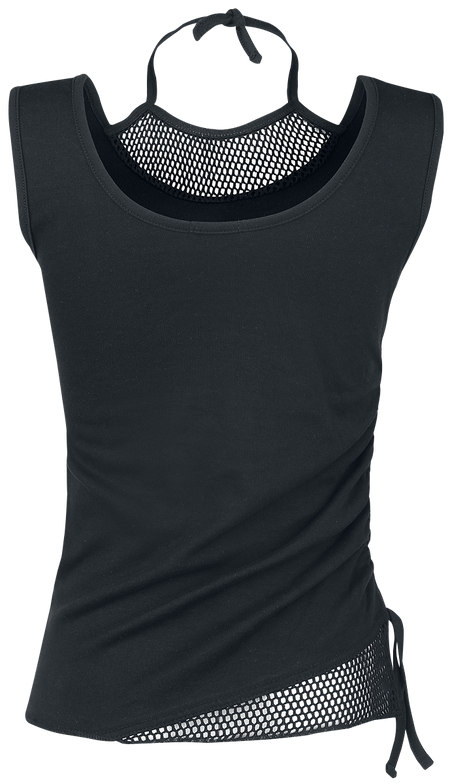 Top  de Spiral - Bat Cat - S - pour Femme - noir - Spiral - View 2