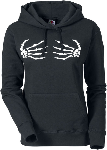 Sweat-shirt à capuche  de Grabbing Death - S à XXL - pour Femme - noir - Grabbing Death