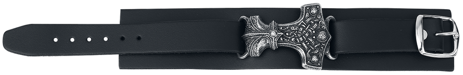 Bracelet en cuir Gothic de Alchemy Gothic - Marteau De Thor - pour Homme - Standard - Alchemy Gothic - View 2