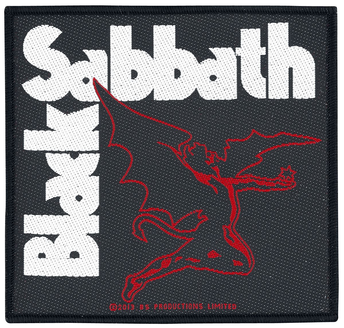 Patch  de Black Sabbath - Creature - pour Unisexe - noir/blanc/rouge - Black Sabbath
