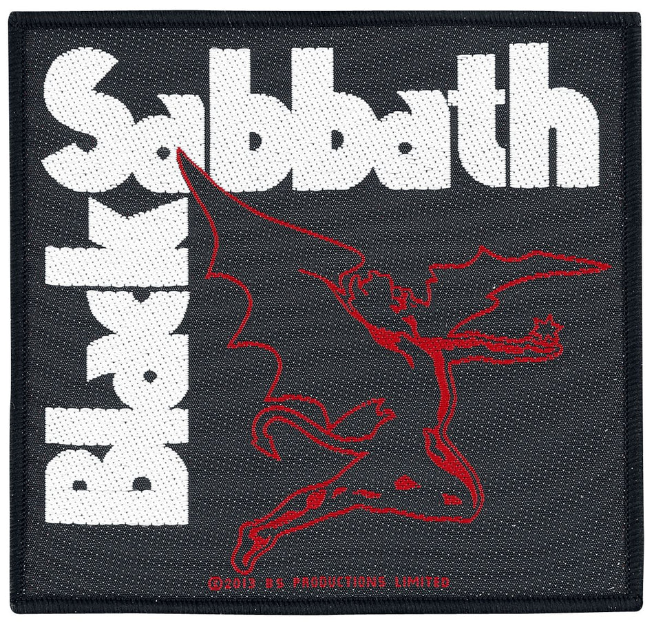 Patch  de Black Sabbath - Creature - pour Unisexe - noir/blanc/rouge - Black Sabbath