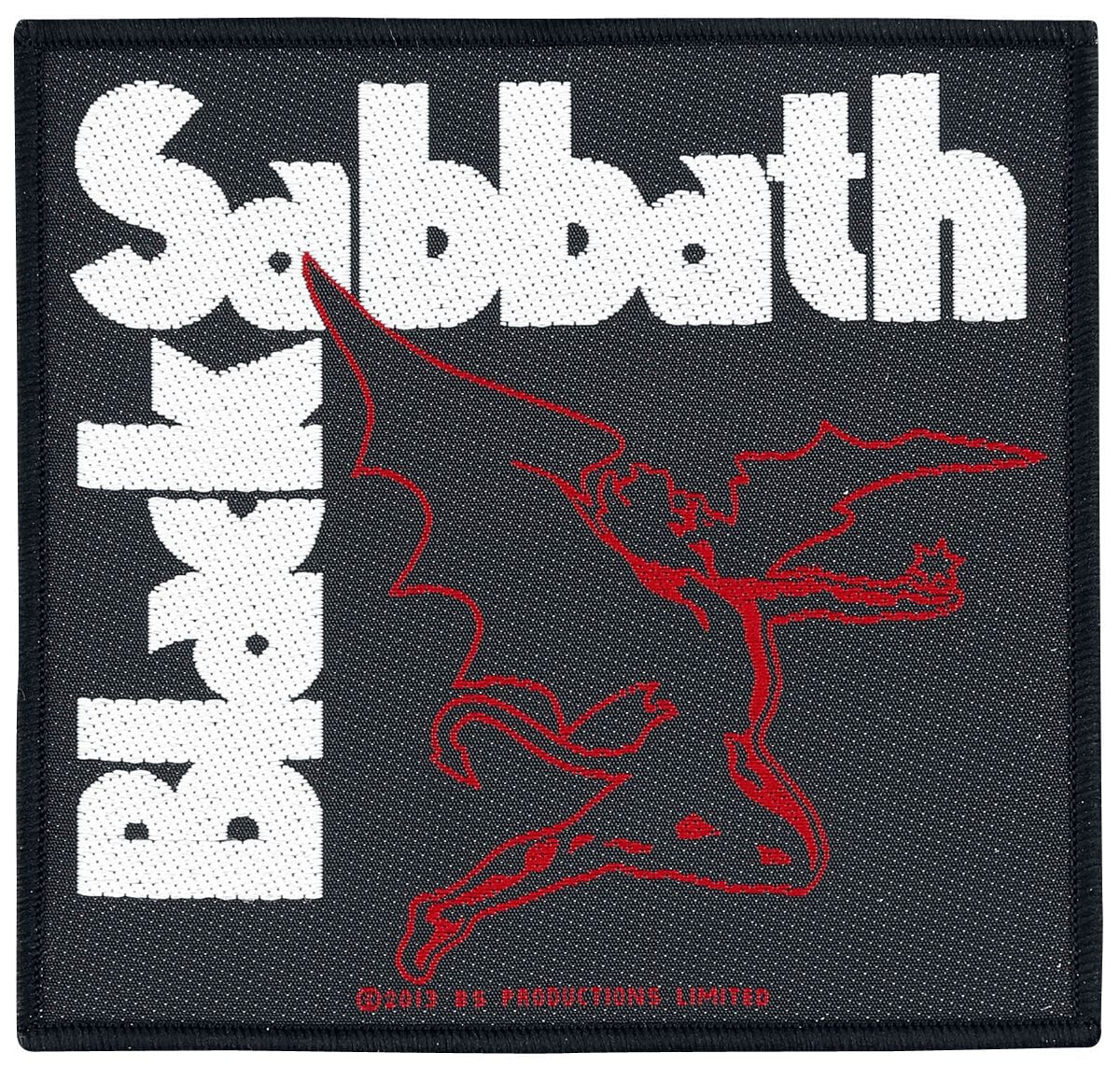Patch  de Black Sabbath - Creature - pour Indifférent - noir/blanc/rouge - Black Sabbath