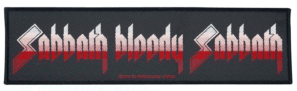 Patch  de Black Sabbath - Sabbath bloody sabbath - pour Unisexe - noir/blanc/rouge - Black Sabbath
