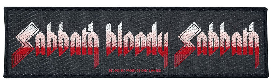 Patch  de Black Sabbath - Sabbath bloody sabbath - pour Unisexe - noir/blanc/rouge - Black Sabbath