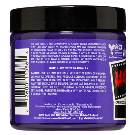 Teinture pour cheveux Fun de Manic Panic - Electric Amethyst - Classic - pour Unisexe - violet - Manic Panic - View 2
