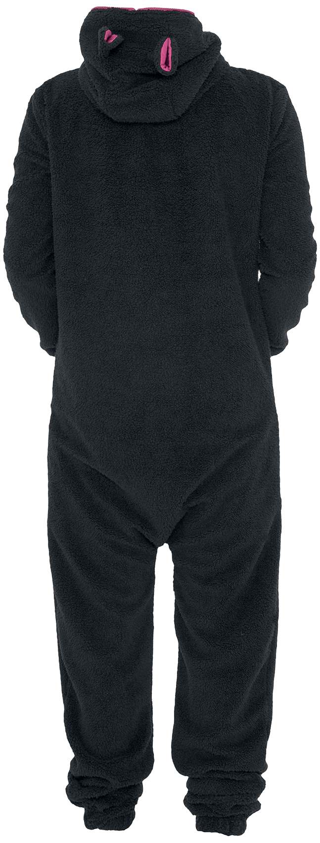 Combinaison  de Urban Classics - Combinaison Teddy - M-L - pour Femme - noir - Urban Classics - View 2